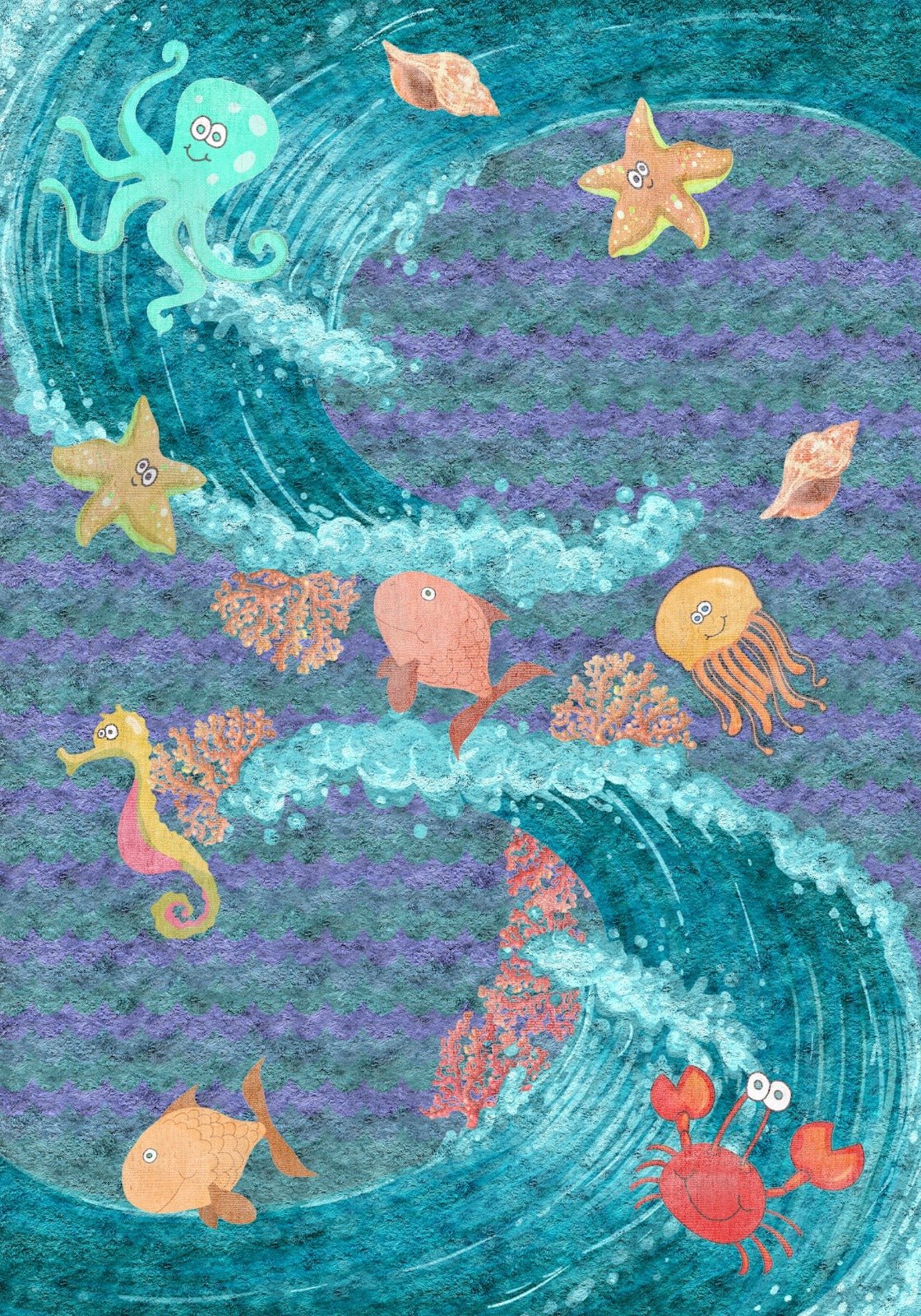 Ocean kids rugs - Seggada